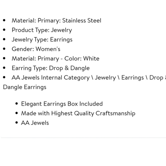 New Two Tone Chain Drop Earrings Triple Chain Earrings Drop & Dangle Earrings - Picture 6 of 6